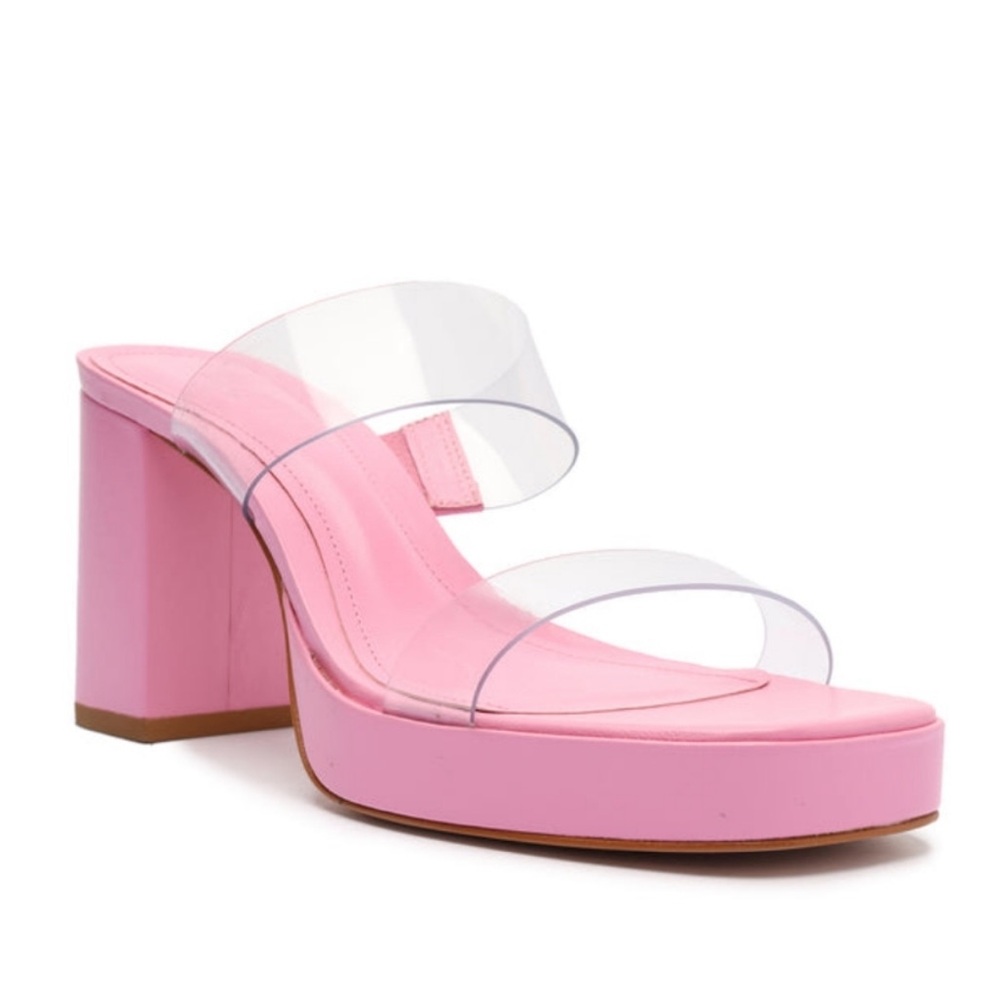 Schutz Ariella Platform Block Heel Sandals